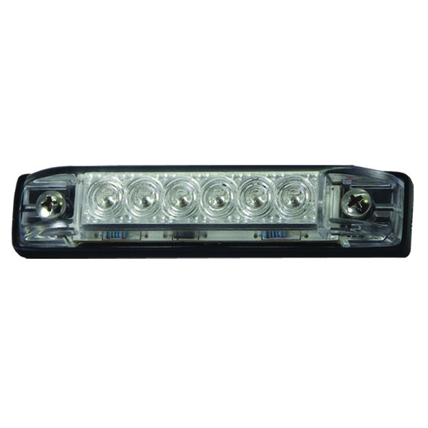 T-H Marine T-H Marine LED-51810-DP LED Slim Line Utility Strip Lights, 8" - Clear LED-51810-DP